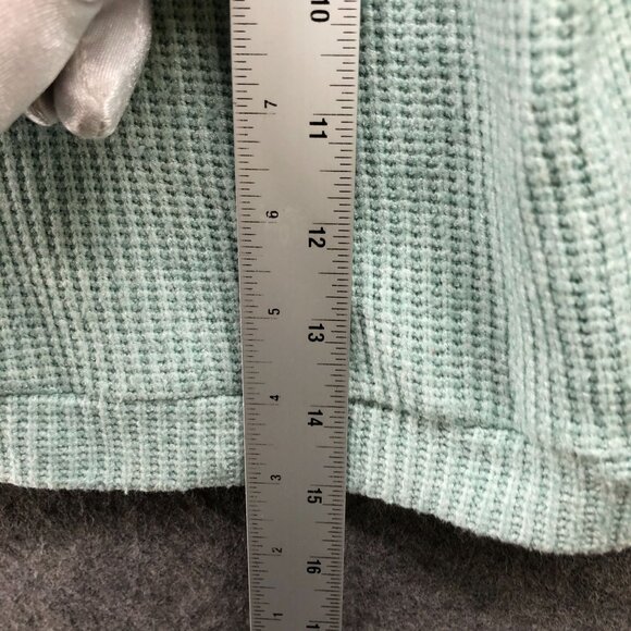 Sal & Pimenta Mint Jumper Girls 4T Collared Sweater Waffle Knit Ruffle - Picture 8 of 9